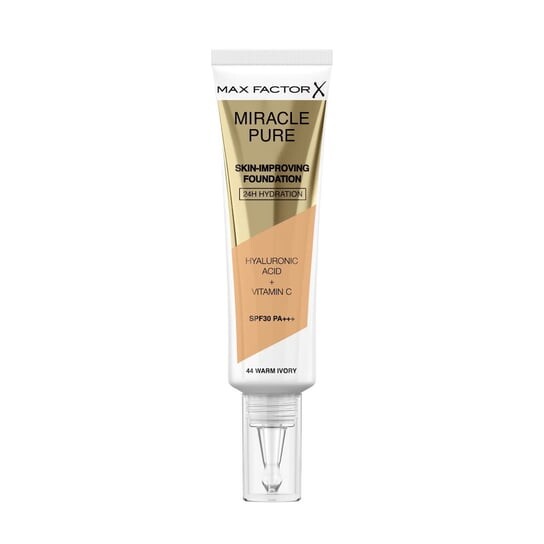 Осветляющая питательная основа 44 Warm Ivory, 30мл Max Factor Miracle Pure - 
Осветляющая питательная основа 44 Warm Ivory, 30мл Max Factor Miracle Pure -