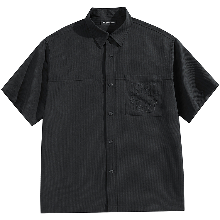 PEACEBIRD MEN Рубашка мужская Black, Batch 1
PEACEBIRD MEN Рубашка мужская Black, Batch 1