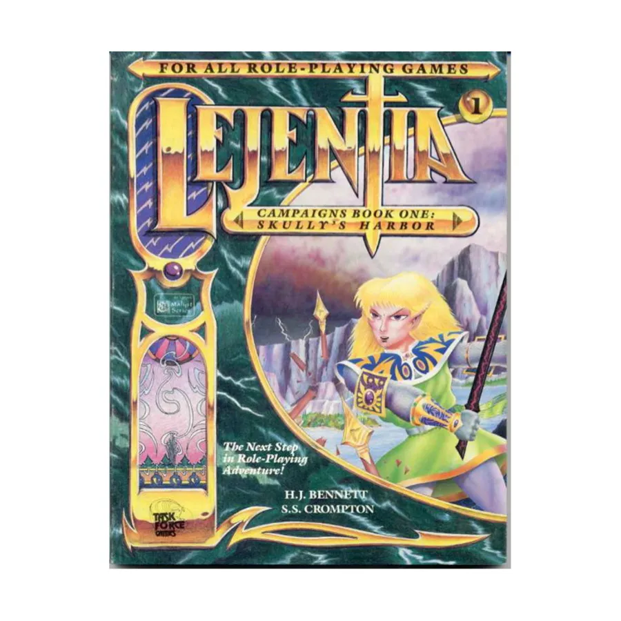 Campaigns Book #1 - Skully's Harbor, Lejentia (Task Force Games/Flying Buffalo), мягкая обложка
Campaigns Book #1 - Skully's Harbor, Lejentia (Task Force Games/Flying Buffalo), мягкая обложка