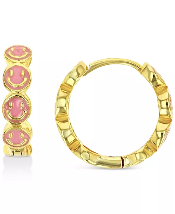 Серьги-Кольца с эмалированными смайликами из стерлингового серебра или 14-каратного золота поверх стерлингового серебра, 1/2 дюйма Macy'S, pink/gold
Серьги-Кольца с эмалированными смайликами из стерлингового серебра или 14-каратного золота поверх стерлингового серебра, 1/2 дюйма Macy'S, pink/gold
