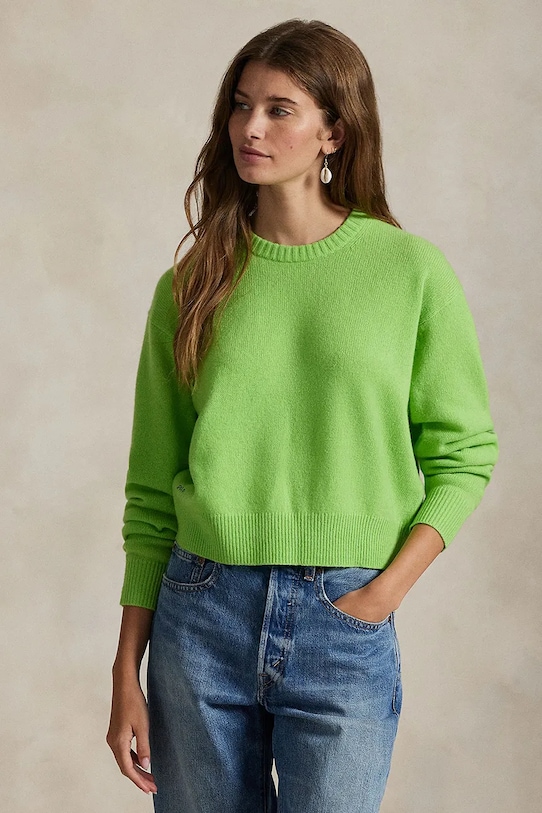 Шерстяной свитер Polo Ralph Lauren, зеленый
Шерстяной свитер Polo Ralph Lauren, зеленый