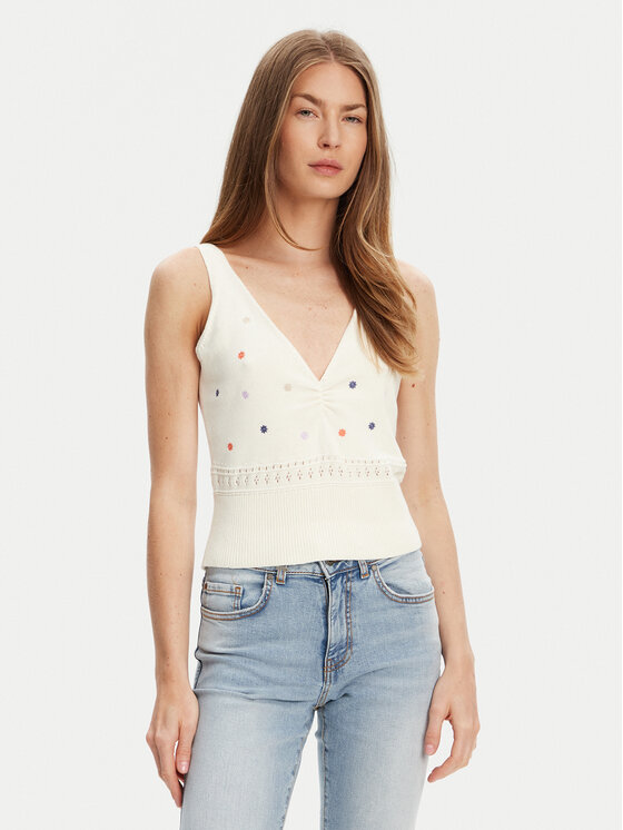 Топ regular fit 10C1EH01A United Colors Of Benetton, бежевый
Топ regular fit 10C1EH01A United Colors Of Benetton, бежевый