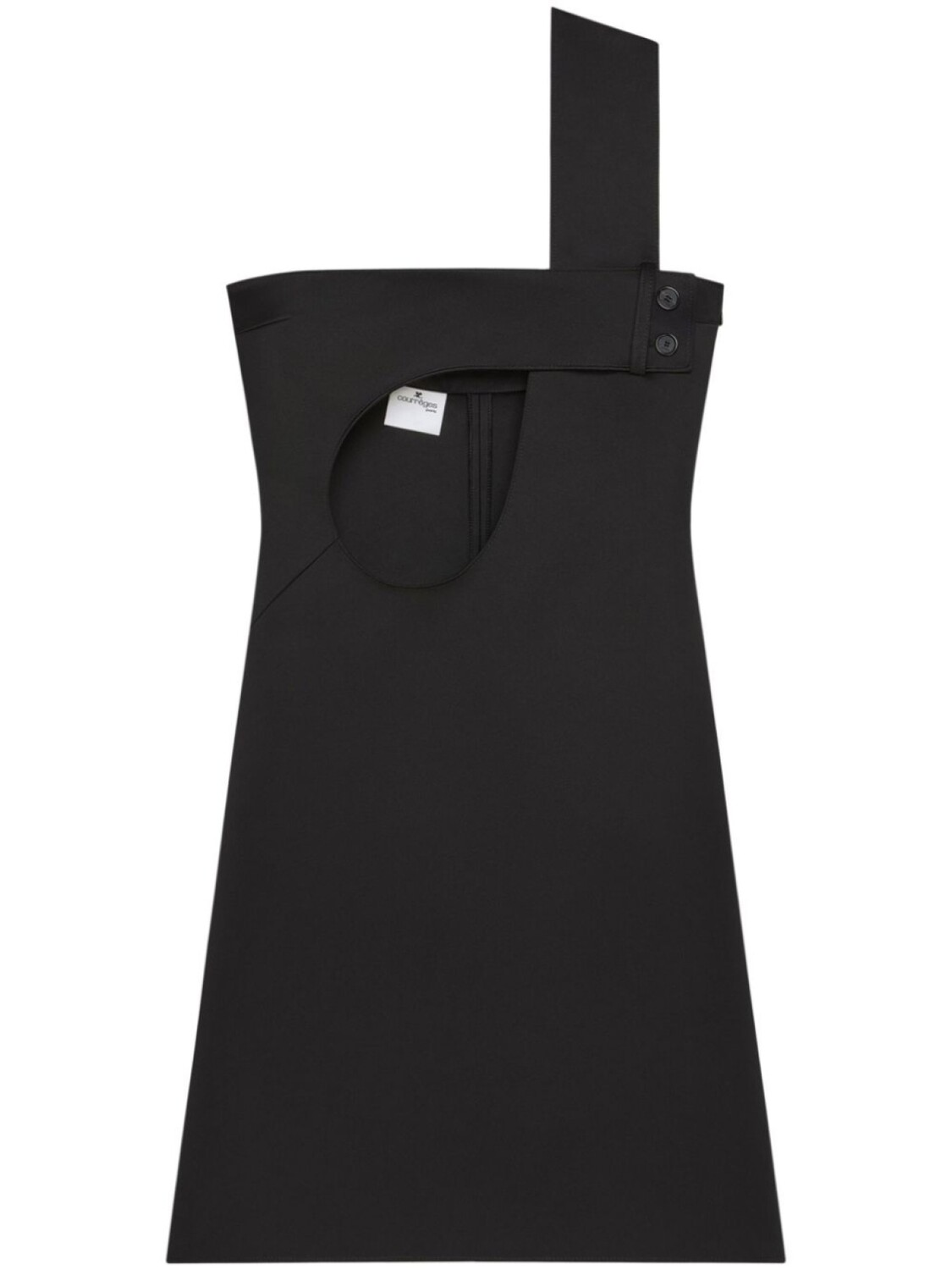 Courrèges платье мини с вырезами, черный
Courrèges платье мини с вырезами, черный