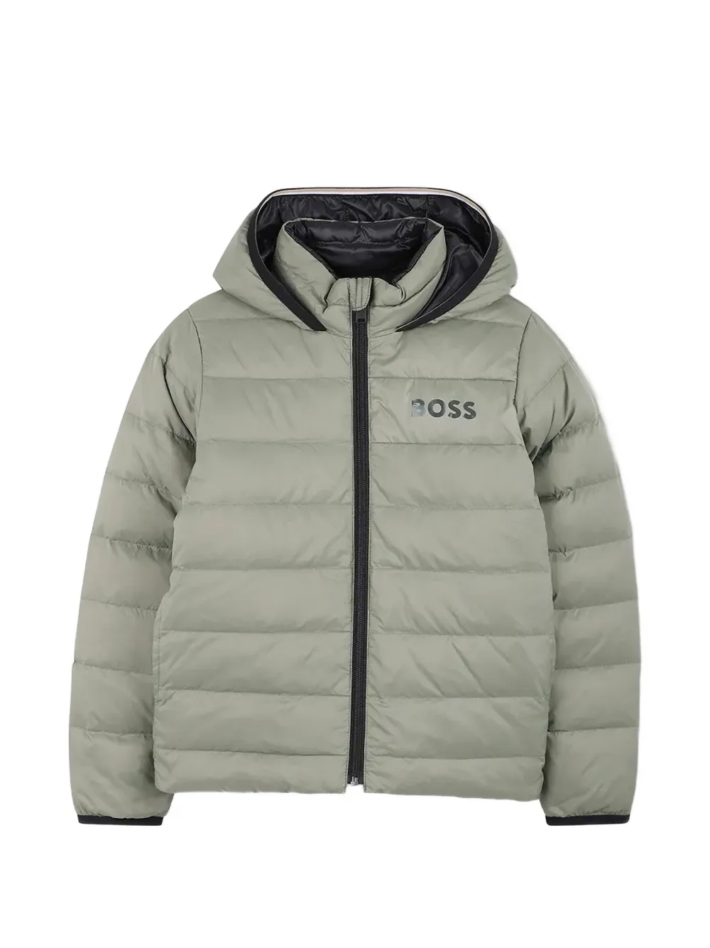 Куртка на молнии с капюшоном Boss Kidswear, зеленый
Куртка на молнии с капюшоном Boss Kidswear, зеленый