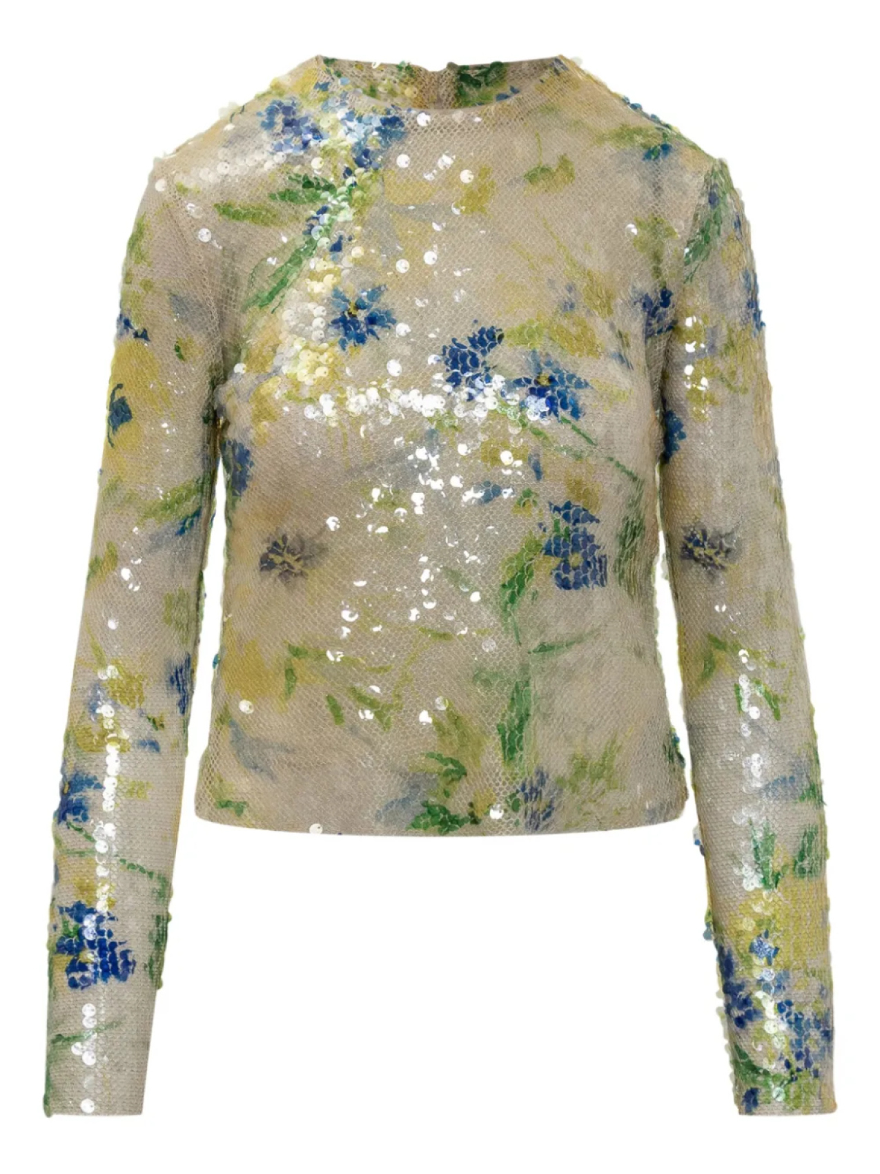 Блузка, украшенная пайетками MSGM, желтый
Блузка, украшенная пайетками MSGM, желтый