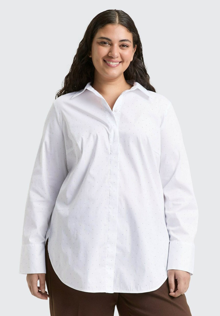 Блуза TOM TAILOR Button-down blouse, Stones On Solid/Stone
Блуза TOM TAILOR Button-down blouse, Stones On Solid/Stone