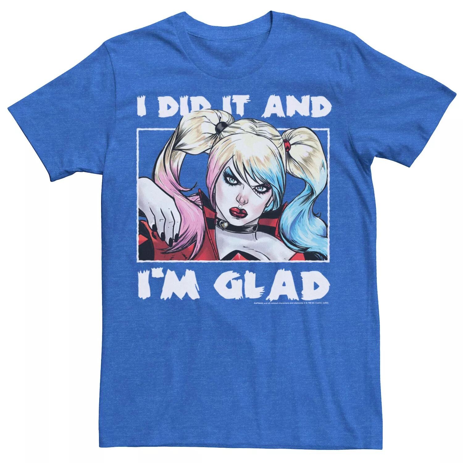 Мужская футболка Batman Harley I Did It And Im Glad Licensed Character
Мужская футболка Batman Harley I Did It And Im Glad Licensed Character