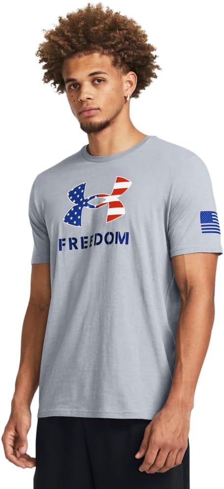 Футболка с коротким рукавом Under Armour Freedom Graphic, (035) Steel Medium Heather/Royal/Logo
Футболка с коротким рукавом Under Armour Freedom Graphic, (035) Steel Medium Heather/Royal/Logo