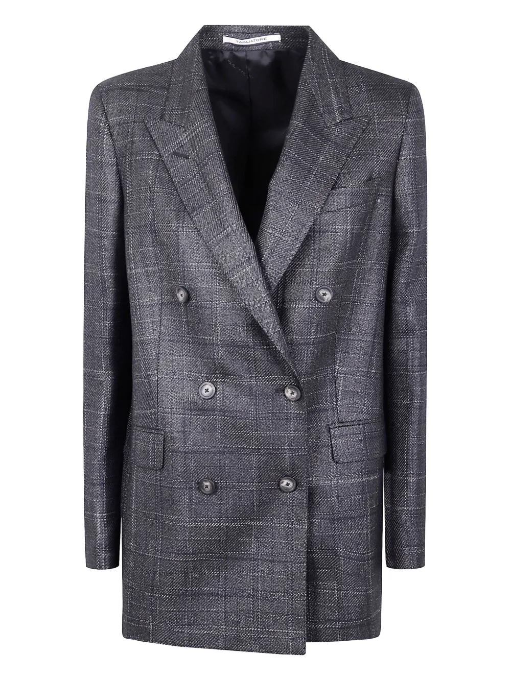 Клетчатый двубортный пиджак TAGLIATORE, черный
Клетчатый двубортный пиджак TAGLIATORE, черный