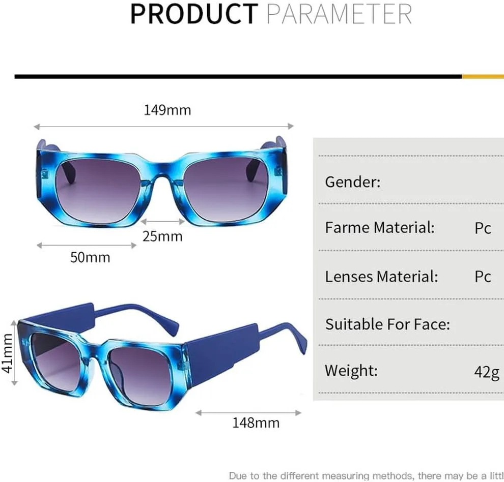 Ретро-солнцезащитные очки с широкими дужками для женщин, защита от УФ-излучения UV400, модные мужские солнцезащитные очки синего и черного цвета HVTVTLA, White
Ретро-солнцезащитные очки с широкими дужками для женщин, защита от УФ-излучения UV400, модные мужские солнцезащитные очки синего и черного цвета HVTVTLA, White