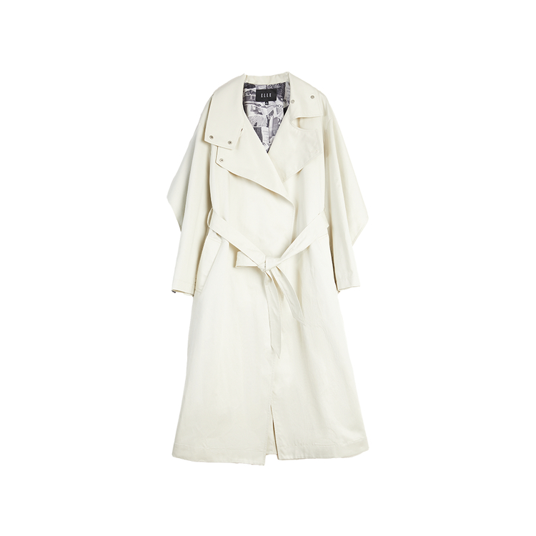 Тренч для женщин, абрикосовый, с отложным воротником, умеренная длина ELLE, оранжевый
Тренч для женщин, абрикосовый, с отложным воротником, умеренная длина ELLE, оранжевый