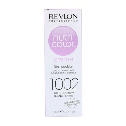 Revlon Professional Nutri Color Creme 1002 Platinum White Hair Care 50мл
Revlon Professional Nutri Color Creme 1002 Platinum White Hair Care 50мл