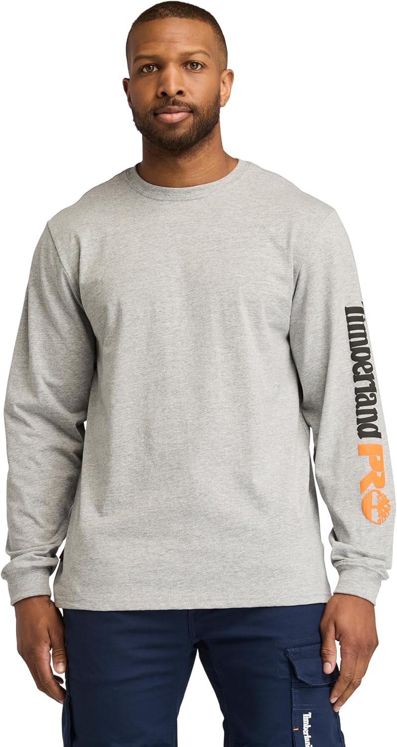 Мужская футболка Timberland PRO с длинным рукавом и логотипом Core, Medium Grey Heather, Серый, Мужская футболка Timberland PRO с длинным рукавом и логотипом Core, Medium Grey Heather
Мужская футболка Timberland PRO с длинным рукавом и логотипом Core, Medium Grey Heather, Серый, Мужская футболка Timberland PRO с длинным рукавом и логотипом Core, Medium Grey Heather