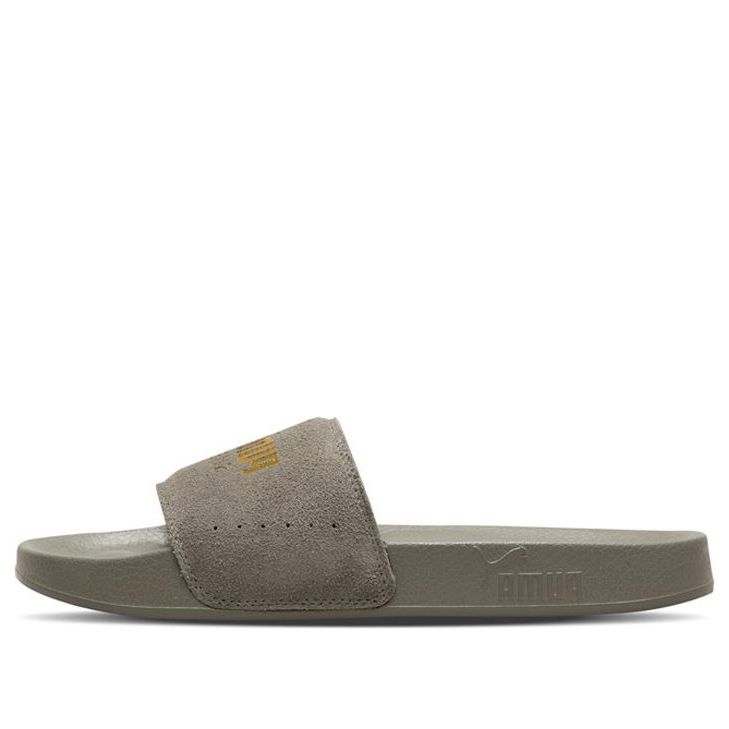 Шлепанцы PUMA Leadcat Suede Slippers Grey, серый 
Шлепанцы PUMA Leadcat Suede Slippers Grey, серый