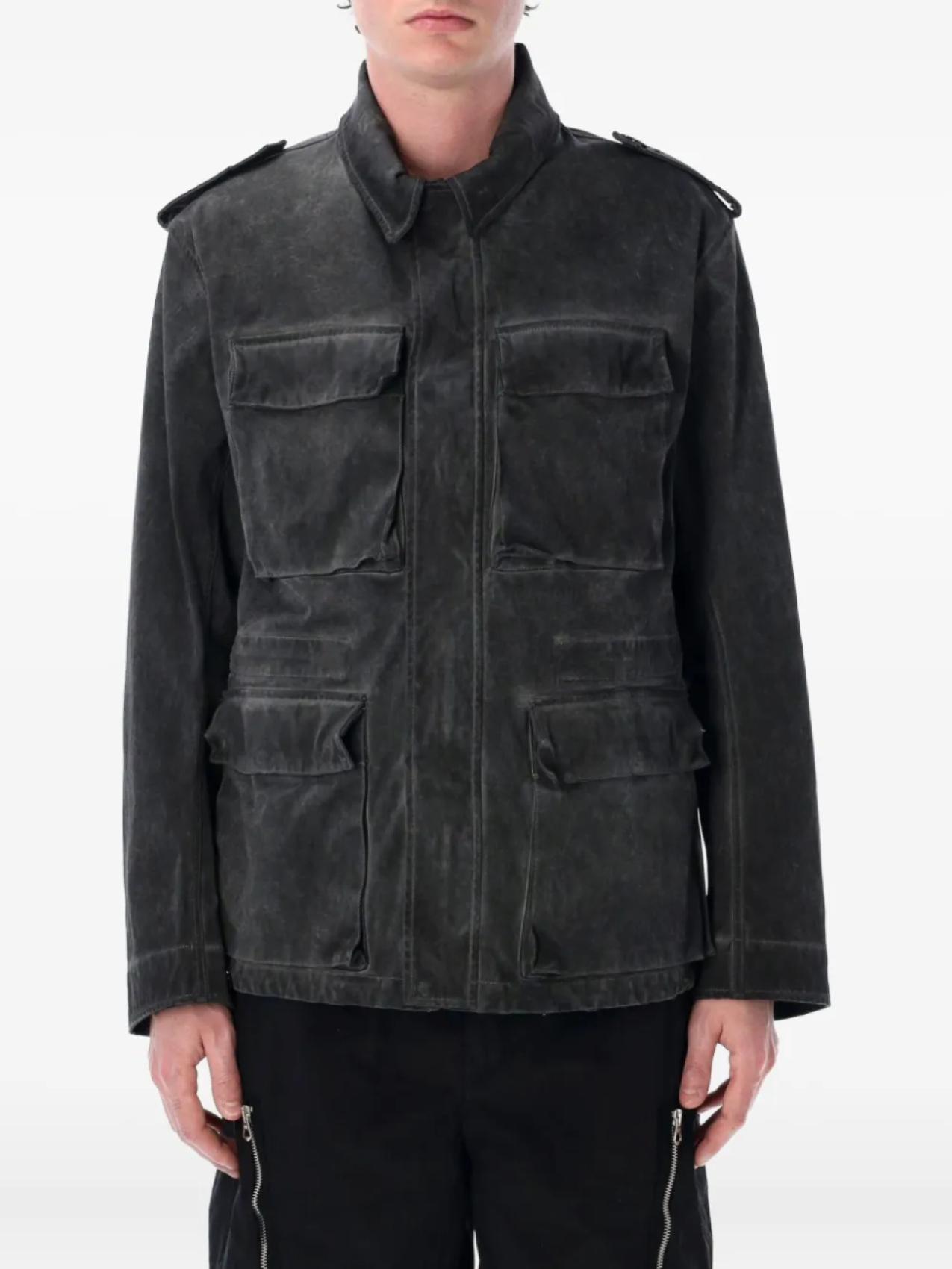 Ten C куртка в стиле милитари, черный
Ten C куртка в стиле милитари, черный