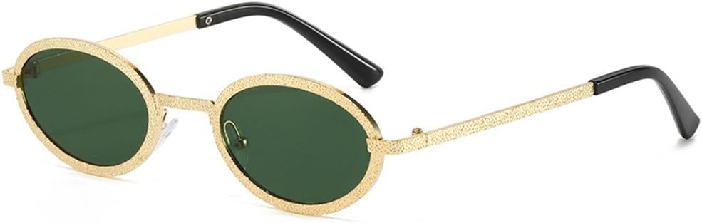 Модные овальные солнцезащитные очки в металлической оправе, в стиле хип-хоп, роскошные солнцезащитные очки в металлической оправе, для активного отдыха и путешествий, унисекс, защита от ультрафиолета UV400 TKKTLLT, Gold Green
Модные овальные солнцезащитные очки в металлической оправе, в стиле хип-хоп, роскошные солнцезащитные очки в металлической оправе, для активного отдыха и путешествий, унисекс, защита от ультрафиолета UV400 TKKTLLT, Gold Green