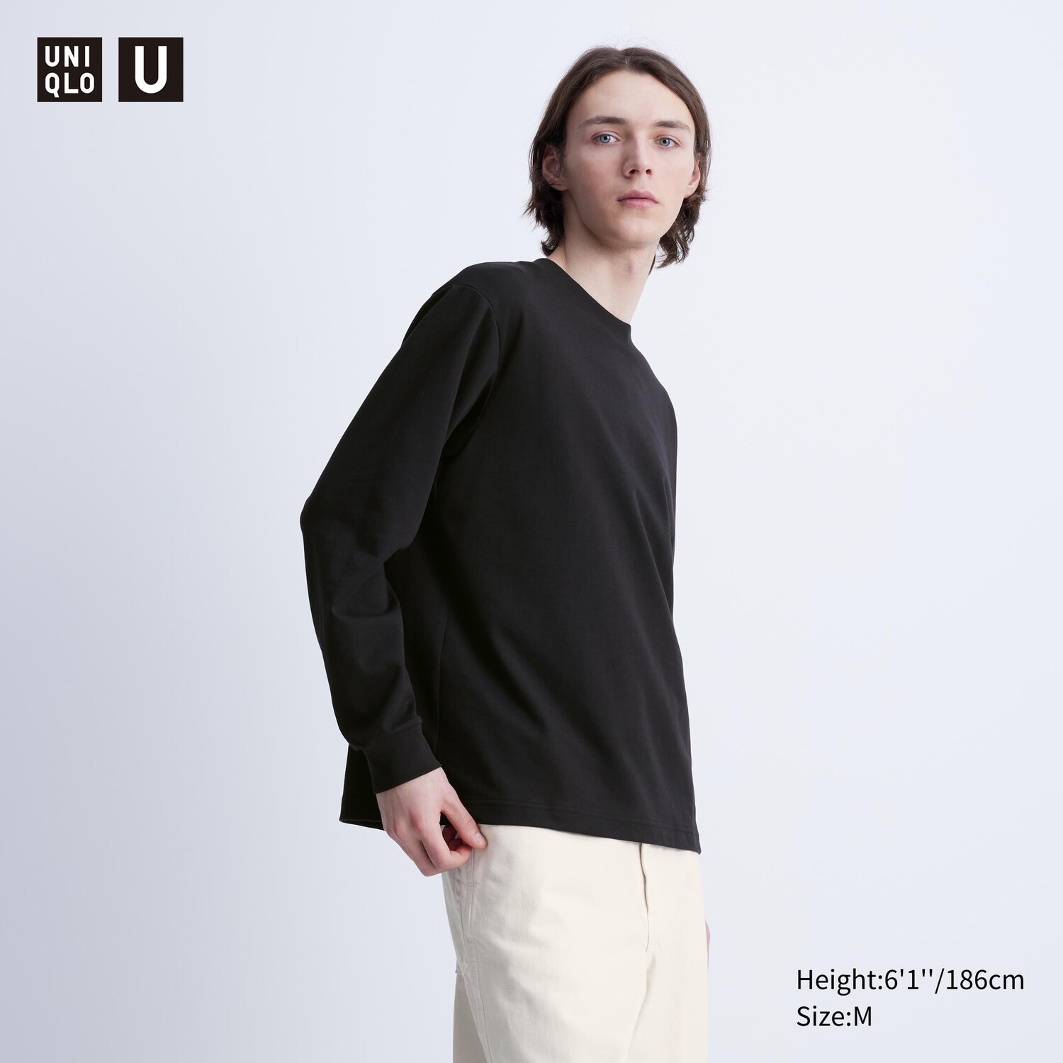 Хлопковая футболка оверсайз AIRism с круглым вырезом и длинными рукавами UNIQLO, черный
Хлопковая футболка оверсайз AIRism с круглым вырезом и длинными рукавами UNIQLO, черный