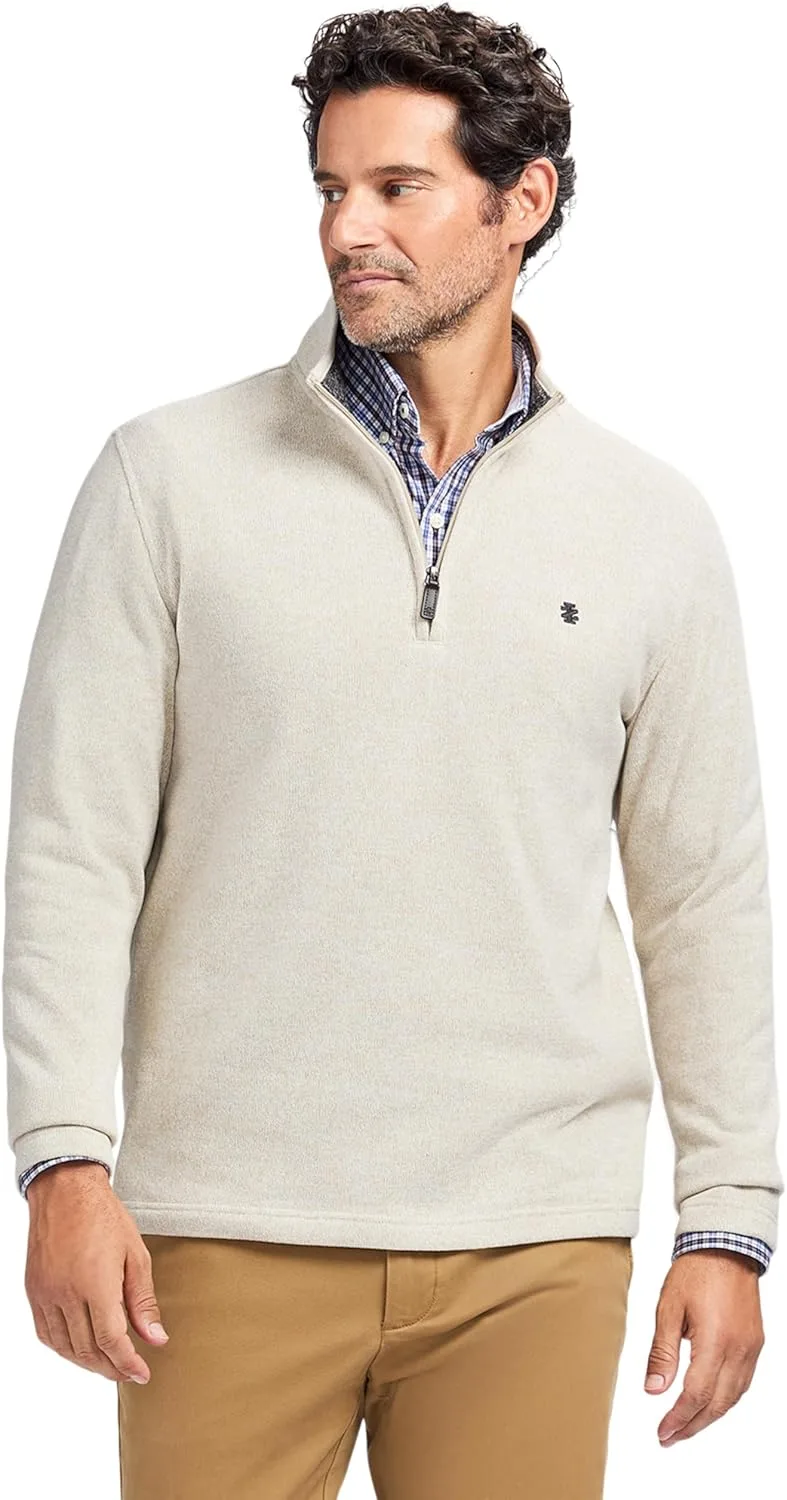 Свитер флис Quarter Zip — LT Grey HTHR IZOD
Свитер флис Quarter Zip — LT Grey HTHR IZOD