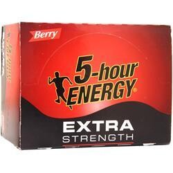 5 Hour Energy Особо крепкий. Ягода 12 бутылок
5 Hour Energy Особо крепкий. Ягода 12 бутылок