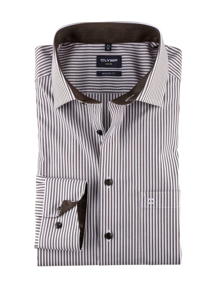 Рубашка OLYMP modern fit, коричневый
Рубашка OLYMP modern fit, коричневый