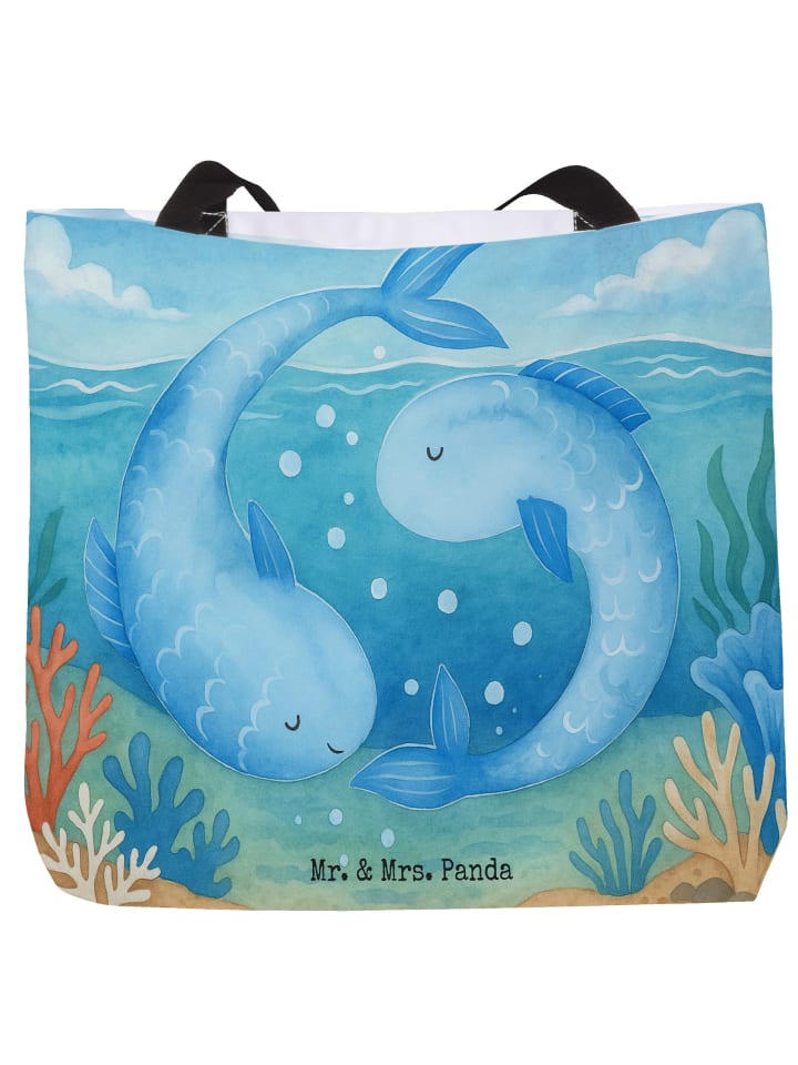 Mr. & Mrs. Panda Пляжная сумка с изображением знака зодиака Рыбы, без застежки... белого цвета
Mr. & Mrs. Panda Пляжная сумка с изображением знака зодиака Рыбы, без застежки... белого цвета