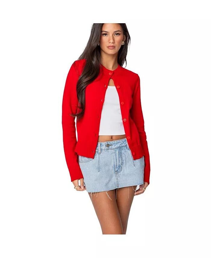 Женский кардиган на пуговицах Hollie Edikted, красный
Женский кардиган на пуговицах Hollie Edikted, красный