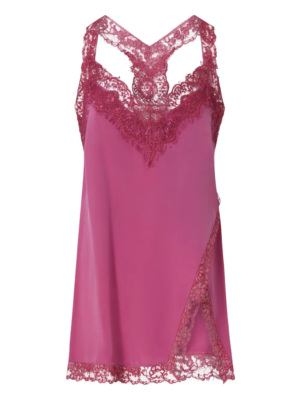 Шелковый топ с кружевной отделкой PINKO, розовый
Шелковый топ с кружевной отделкой PINKO, розовый