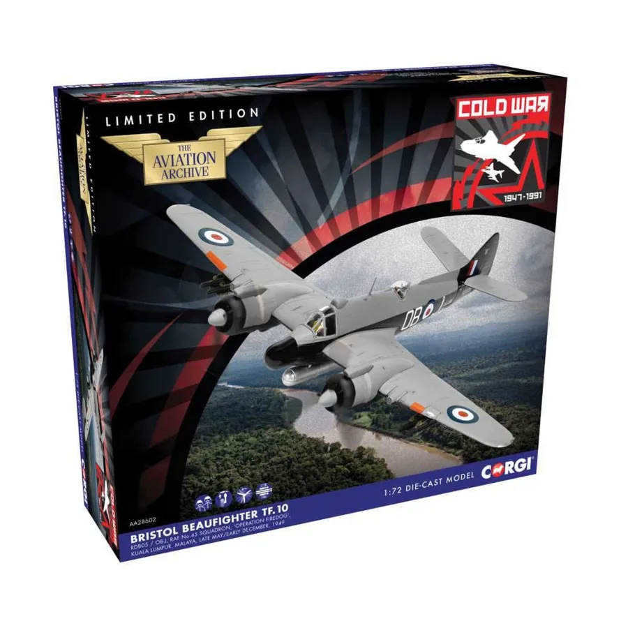 Bristol Beaufighter TF.10 — «Операция Firedog» (ограниченное издание), Aviation Archive (Corgi Classics) (1:72)
Bristol Beaufighter TF.10 — «Операция Firedog» (ограниченное издание), Aviation Archive (Corgi Classics) (1:72)