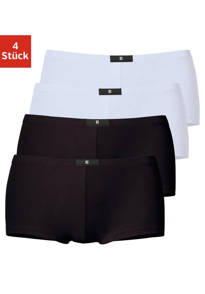 Трусики H.I.S (4 шт.), изготовлены из качественного эластичного хлопка, черно-белый
Трусики H.I.S (4 шт.), изготовлены из качественного эластичного хлопка, черно-белый
