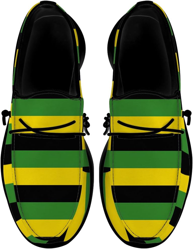 Туфли-лоферы Quorax с ямайским флагом для мужчин и женщин, черный/зеленый/желтый
Туфли-лоферы Quorax с ямайским флагом для мужчин и женщин, черный/зеленый/желтый