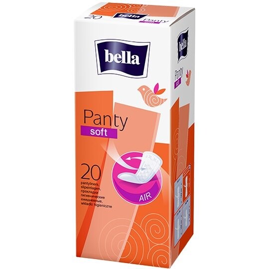Гигиенические прокладки, 20 шт. Bella, Panty Soft
Гигиенические прокладки, 20 шт. Bella, Panty Soft