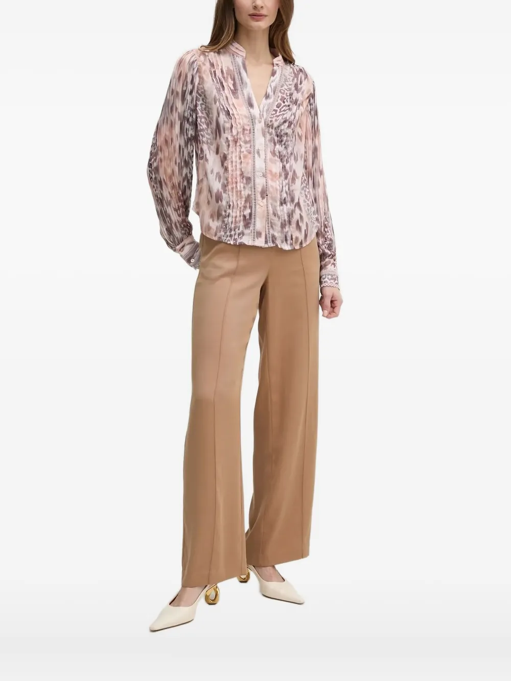 Рубашка с леопардовым принтом GUESS USA, розовый
Рубашка с леопардовым принтом GUESS USA, розовый