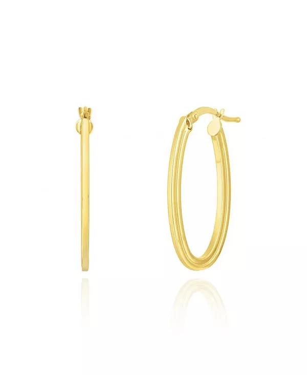 Золотые овальные серьги-кольца, золото 14 карат The Lovery, gold
Золотые овальные серьги-кольца, золото 14 карат The Lovery, gold