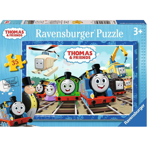 Пазлы Ravensburger Thomas & Friends All Engines Go! 35 Piece Jigsaw Puzzle
Пазлы Ravensburger Thomas & Friends All Engines Go! 35 Piece Jigsaw Puzzle