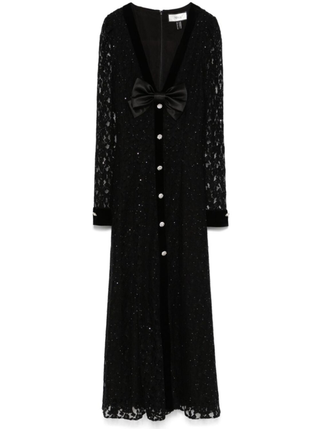 Кружевное платье миди с кристаллами NISSA, черный
Кружевное платье миди с кристаллами NISSA, черный