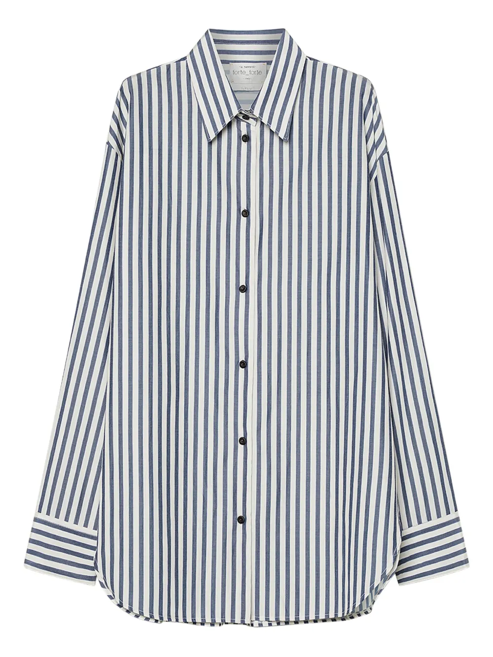 Рубашка в полоску на пуговицах Forte Forte, синий
Рубашка в полоску на пуговицах Forte Forte, синий