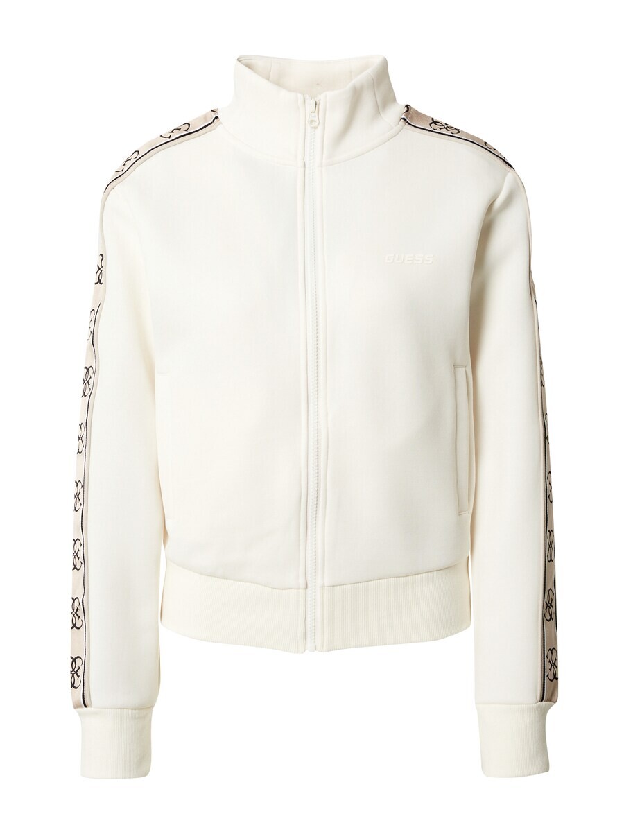 Спортивная толстовка GUESS Athletic Zip-Up Hoodie Brithey, цвет Wool white 
Спортивная толстовка GUESS Athletic Zip-Up Hoodie Brithey, цвет Wool white