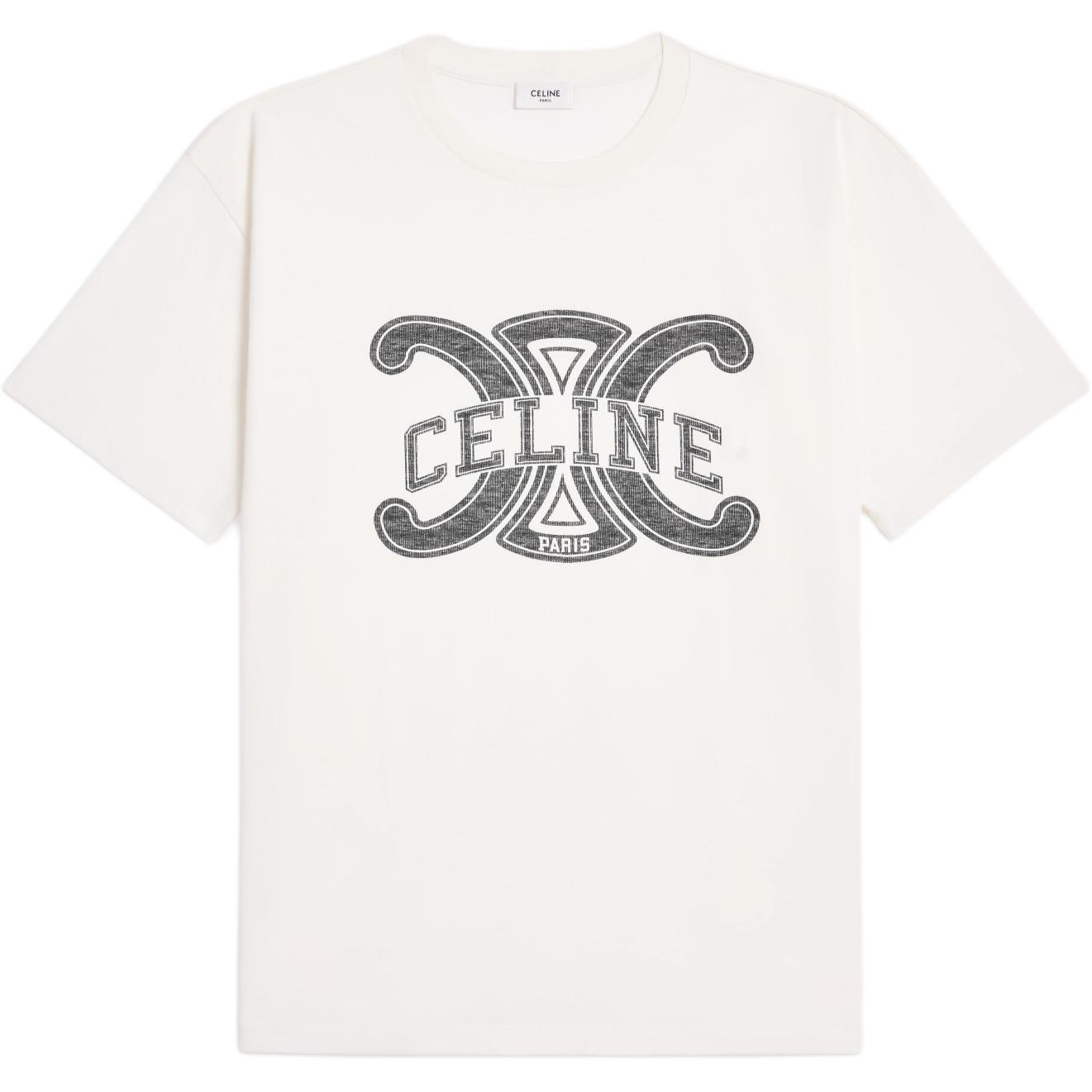 Свободная футболка с круглым вырезом CELINE, белый
Свободная футболка с круглым вырезом CELINE, белый