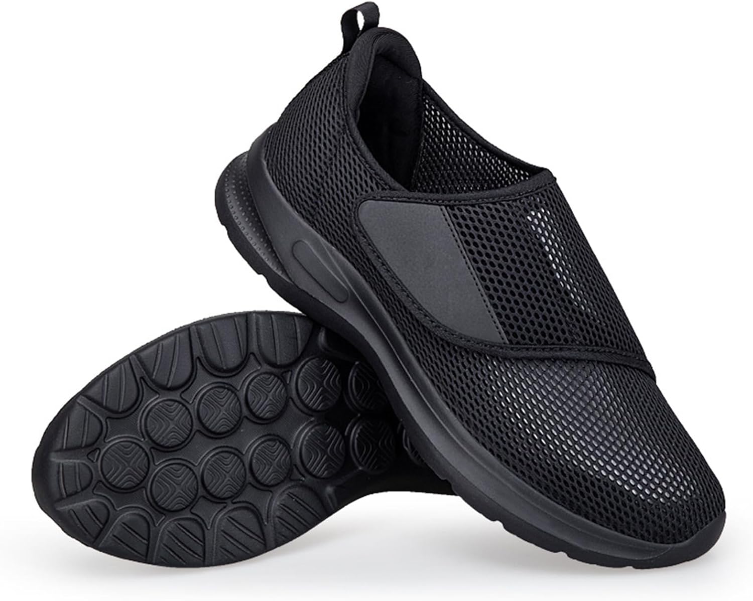 Мужские сетчатые повседневные спортивные кроссовки для ходьбы с застежкой-липучкой, удобным округлым носком, мягкой подошвой, ультралегкие, дышащие, амортизирующие беговые кроссовки Glbdu, черный
Мужские сетчатые повседневные спортивные кроссовки для ходьбы с застежкой-липучкой, удобным округлым носком, мягкой подошвой, ультралегкие, дышащие, амортизирующие беговые кроссовки Glbdu, черный