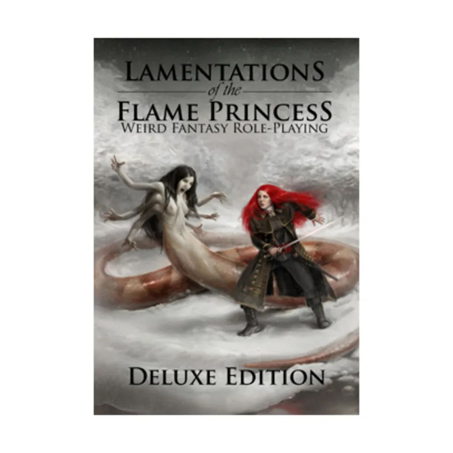 Бокс-сет Lamentations of the Flame Princess - Weird Fantasy Role-Playing (Deluxe Edition), Lamentations of the Flame Princess - Core Rules, Settings & Ephemera
Бокс-сет Lamentations of the Flame Princess - Weird Fantasy Role-Playing (Deluxe Edition), Lamentations of the Flame Princess - Core Rules, Settings & Ephemera