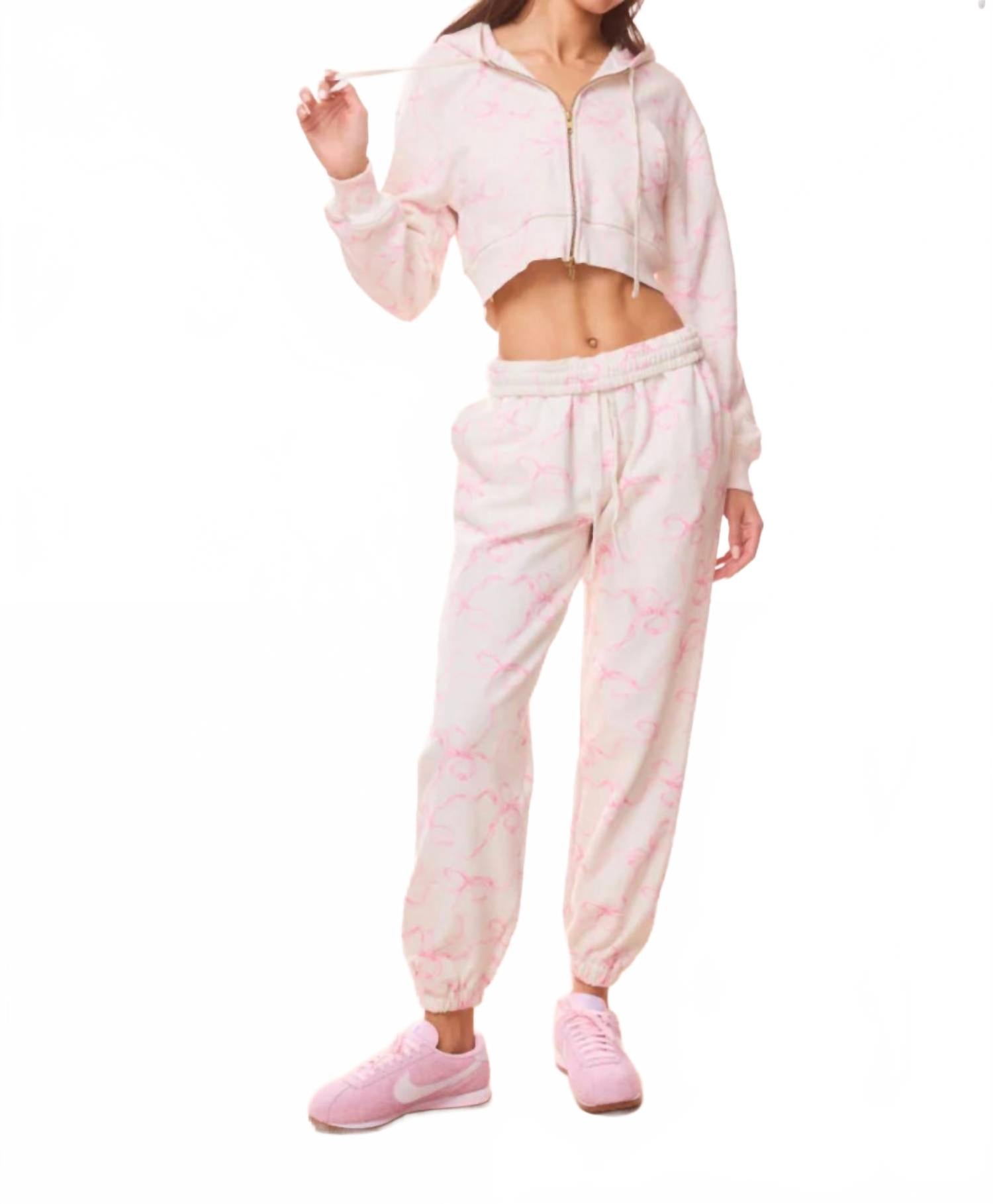 Лиллия Спортивные штаны в цвете пастельно-розовый LoveShackFancy
Лиллия Спортивные штаны в цвете пастельно-розовый LoveShackFancy