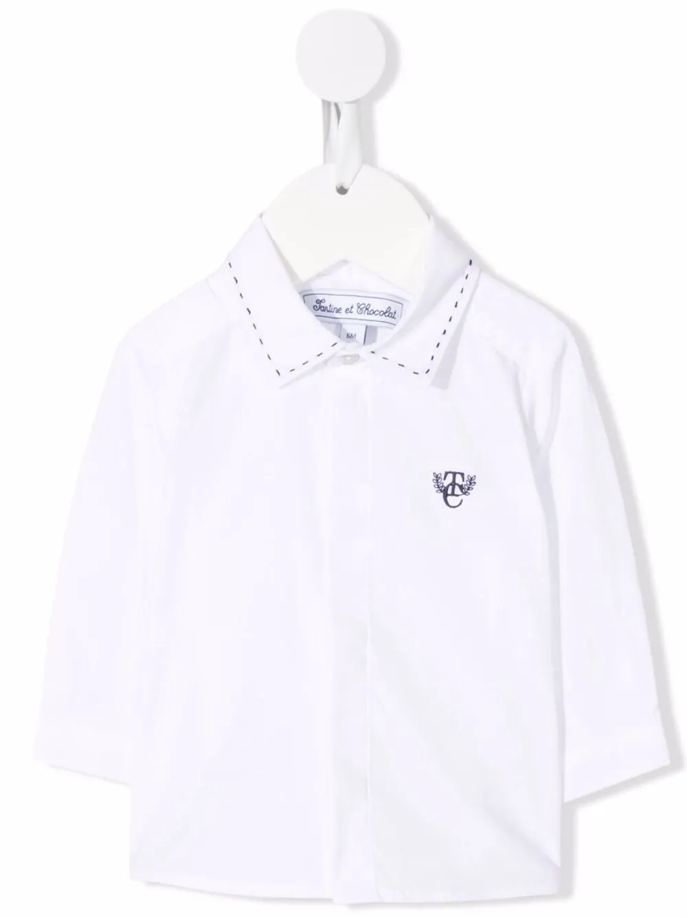 Рубашка с длинными рукавами и логотипом Tartine Et Chocolat, белый
Рубашка с длинными рукавами и логотипом Tartine Et Chocolat, белый