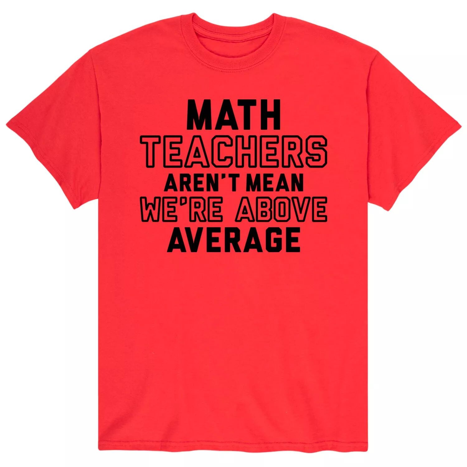 Учителя математики для мужчин — это не плохая футболка Licensed Character
Учителя математики для мужчин — это не плохая футболка Licensed Character