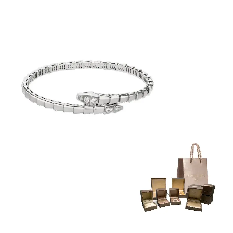 BVLGARI 18K Gold, White Gold, Diamond браслеты Women's Silver
BVLGARI 18K Gold, White Gold, Diamond браслеты Women's Silver