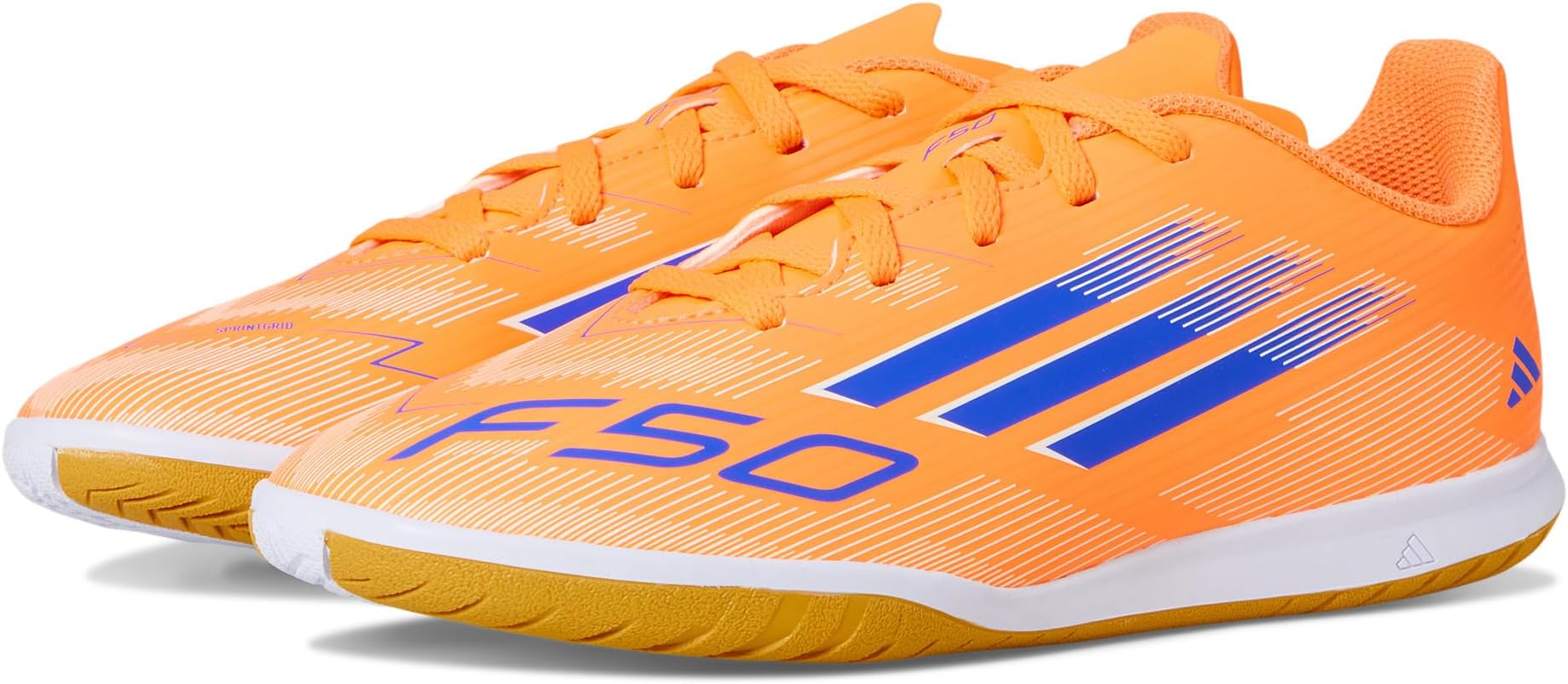 Кроссовки adidas Kids F50 Club Indoor Cleats, Beam Orange/Lucid Blue/White
Кроссовки adidas Kids F50 Club Indoor Cleats, Beam Orange/Lucid Blue/White