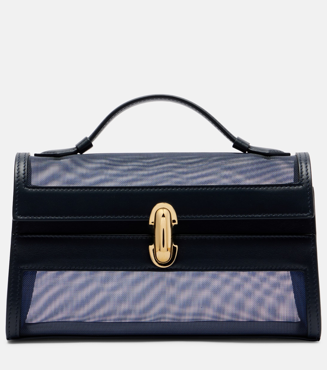 Симметричная сумка-тоут с сеткой и кожаной отделкой Savette, темно-синий
Симметричная сумка-тоут с сеткой и кожаной отделкой Savette, темно-синий