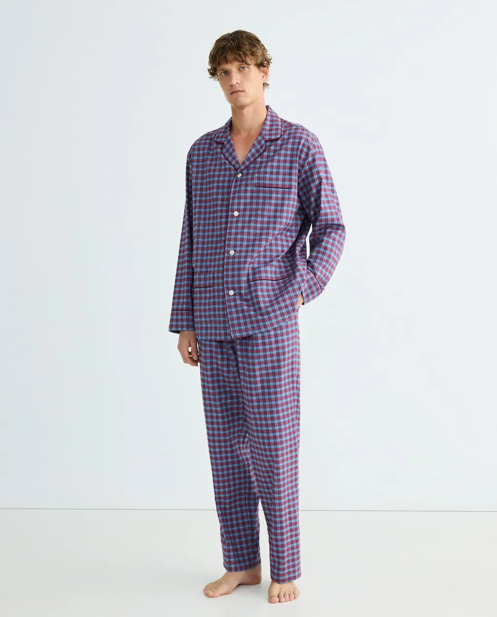 Мужская пижама из вельвета в клетку Emidio Tucci, светло-голубой
Мужская пижама из вельвета в клетку Emidio Tucci, светло-голубой