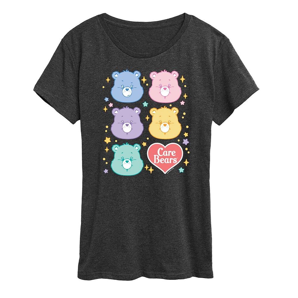 Женская футболка с рисунком Care Bears Group Licensed Character, цвет Heather Charcoalgray
Женская футболка с рисунком Care Bears Group Licensed Character, цвет Heather Charcoalgray