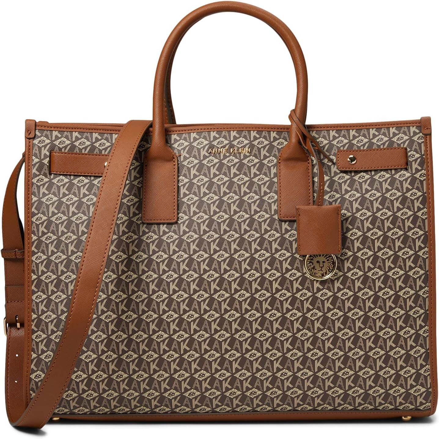 Сумка Anne Klein Large Cube Logo Work Tote, цвет Cream/Brown/Saddle, Коричневый, Сумка Anne Klein Large Cube Logo Work Tote, цвет Cream/Brown/Saddle
Сумка Anne Klein Large Cube Logo Work Tote, цвет Cream/Brown/Saddle, Коричневый, Сумка Anne Klein Large Cube Logo Work Tote, цвет Cream/Brown/Saddle