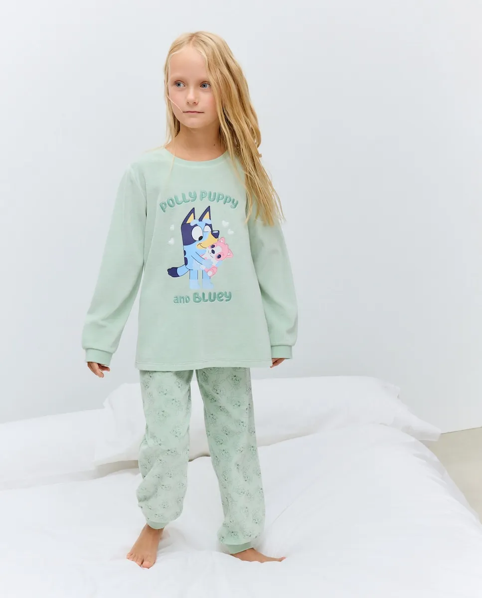 Полный длинный велюровый пижама для девочки синего цвета Cotton Juice
Полный длинный велюровый пижама для девочки синего цвета Cotton Juice